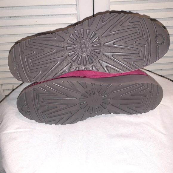 UGG Australia Women's Purple Kristin Suede Wedge Heel Winter Boot US Size 9.5 - Picture 8 of 8